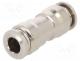 Push-in fitting, straight,inline splice, -0.99÷20bar, -20÷80C