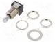 Switch  toggle, Pos  3, DPDT, (ON)-OFF-(ON), 6A/125VAC, 6A/6VDC