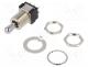 Switch  toggle, Pos  3, DPDT, (ON)-ON-(ON), 6A/125VAC, 6A/6VDC, MTG