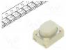 PTS815SJM250SMTRLF - Microswitch TACT, SPST, Pos  2, 0.05A/12VDC, SMD, 1.76N, OFF-(ON)