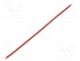 SCS4KV-0.5-RB-10 - Insulating tube, fiberglass, brick red, -60÷250C, Øint  500um