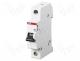 Circuit breaker, 230/400VAC, Inom  10A, Poles  1, Charact  B, 6kA