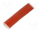 Insulating tube, fiberglass, brick red, -60÷250C, Øint  20mm