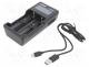 Charger  for rechargeable batteries, Li-Ion,Ni-Cd,Ni-MH, 2A