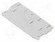 End plate, grey, PT, 2.2mm