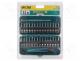 Kit  screwdriver bits, metal case, hex key,Phillips,slot,Torx®