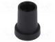 K85-14X18-BLK - Knob, conical, thermoplastic, Øshaft  6mm, Ø14x18mm, black, push-in