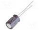 Capacitor  electrolytic, THT, 3.3uF, 400VDC, Ø8x11.5mm, �20%, ULD