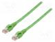 Patch cord, ETHERLINE® Cat.6a,S/FTP, Cat  6a, stranded, Cu, 0.5m
