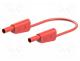 SLK-4N-F10-10022 - Test lead, 19A, banana plug 4mm,both sides, Urated  1kV, Len  1m