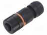 381166329 - Connector  M12, plug, PIN  12, female, 30V, straight, IP67, soldering