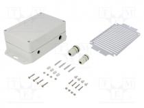 IOT.ZPSET1510.1 - Enclosure  for computer, light grey, X  101.6mm, Y  151.4mm, Z  60mm