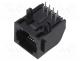 Connector  RJ45, socket, PIN  8, Cat  5e, unshielded, 8p8c, THT