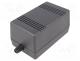 Z66-ABS - Enclosure  for power supplies, X  65mm, Y  132mm, Z  78mm, ABS, black