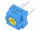 GF063P1-B501K - Potentiometer  mounting, single turn, 500�, 500mW, �10%, linear
