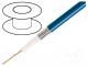 Wire  microphone cable, 1x0.75mm2, blue, tinned,OFC, -15÷70�C