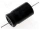 Capacitor  electrolytic, bipolar, THT, 10uF, 100VDC, Ø10x30mm, �20%