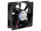Fan  DC, axial, 24VDC, 80x80x25mm, 33m3/h, 12dBA, slide, 1500rpm