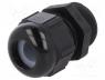 STR-PG-13.5-R-9005 - Cable gland, PG13,5, IP68, polyamide, black, SKINTOP®