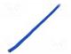 Rope, polypropylene, Ørope  6mm, L  50m, with a core, blue