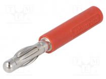 Adapter, red, 70VDC, 32A, 42.5mm, Insulation  polyamide, 33VAC