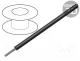 Wire, SiF, 1x1.5mm2, stranded, Cu, silicone, black, -50÷180�C