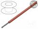 Wire, SiF, 1x1.5mm2, stranded, Cu, silicone, red, -50÷180�C, Class  5