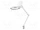 Desk magnifier, with backlight, 3dpt, Ø127mm, Illumination  LED