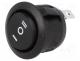ROCKER, SP3T, Pos  3, ON-OFF-ON, 10A/250VAC, black, R13-112-AC, 50m�