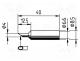 Tip, hoof,special, 4mm