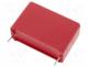 Capacitor  polypropylene, 4.7uF, Uoper  400VDC, Uoper max  400VDC