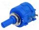 Potentiometer  shaft, multiturn, 1k�, 2W, �5%, 6.35mm, linear