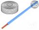 Wire, H07Z-K, stranded, Cu, 16mm2, FRNC, blue, 450V,750V, Class  5