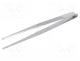 Tweezers, 155mm, Blade tip shape  rounded, Tipwidth  3.5mm