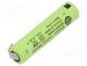 Re-battery  Ni-MH, AAA,R3, 1.2V, 780mAh, soldering lugs, 1pcs.