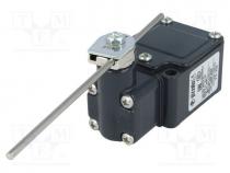 Limit switch, adjustable plunger, length R 19-116mm, NO + NC