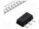 Transistor  PNP, bipolar, 50V, 2A, 1W, SOT89