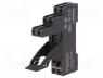 Socket, PIN  8, 5A, for DIN rail mounting, screw terminals, 250VAC