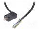 NAB110AB-DN2 - Limit switch, pin plunger Ø8mm, NO + NC, 10A, max.250VAC, cables