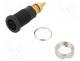 SEB2600G-SW - Laboratory connector  4mm banana, socket, 1kVDC, 32A, black, screw