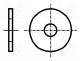 Washer, round, M3, D=12mm, h=0.8mm, A2 stainless steel, BN 84542