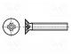 Screw, M3x16, 0.5, Head  countersunk, Phillips, PH1, DIN 965A