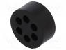 SKINTOP-DIX-M25640 - Insert for gland, 4mm, M25, IP54, NBR caoutchouc, Holes no  6
