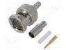 B1121E2003ND3G675 - Connector  BNC, plug, male, straight, 75�, crimped, RG179,RG187