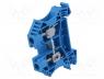 ����� - Splice terminal  rail, 41A, 800V, screw terminal, blue, wemid, 6mm2