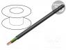 H07RN-F/EV-3G1.5 - Wire, H07RN-F, 3G1.5mm2, round, stranded, Cu, rubber, black, Class  5