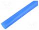 Heat shrink sleeve, glueless, 2  1, 19mm, L  1m, blue, polyolefine