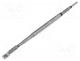 Tip, shovel, 3mm, for hot microtweezers,for soldering station