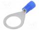 Tip  ring, M12,   13mm, 1.52.5mm2, crimped, for cable, insulated