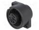 CA6GD - Connector  circular, socket, female, IP67, PIN  7(6+1), 6+PE, 10A